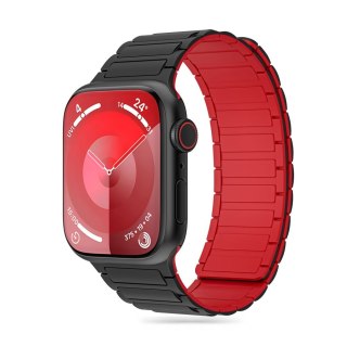 Pasek Tech-Protect IconBand Magnetic Apple Watch 4/5/6/7/8/9/SE/Ultra 42/44/45/49mm black/red