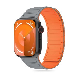 Pasek Tech-Protect IconBand Magnetic Apple Watch 4/5/6/7/8/9/SE/Ultra 42/44/45/49mm titanium/orange