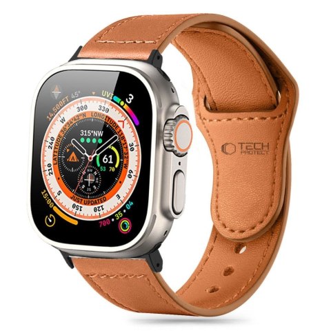 Pasek Tech-Protect Naturalfit Apple Watch 4/5/6/7/8/9/SE 38/40/41mm Brown