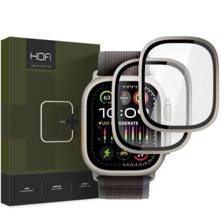 Szkło hartowane Hofi Glass Ring Apple Watch Ultra 1 / 2 49mm Titanium [2 PACK]