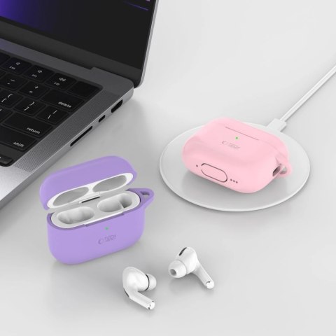 Etui Apple AirPods Pro 1/2 Tech-Protect Silicone Hook czarne - silikonowe etui