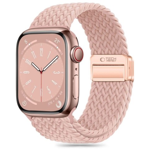 Pasek Tech-Protect Nylonmag Apple Watch 4/5/6/7/8/9/SE/Ultra 1/2 42/44/45/49mm Dusty Rose