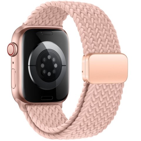 Pasek Tech-Protect Nylonmag Apple Watch 4/5/6/7/8/9/SE/Ultra 1/2 42/44/45/49mm Dusty Rose