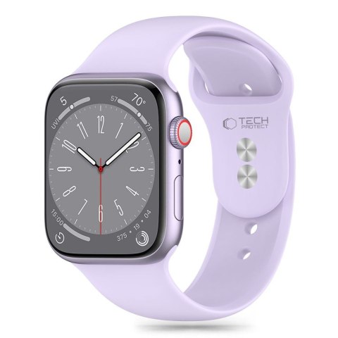 Pasek Tech-Protect Silicone Apple Watch 4/5/6/7/8/9/SE / Ultra 1/2 42/44/45/49mm Elegant Purple