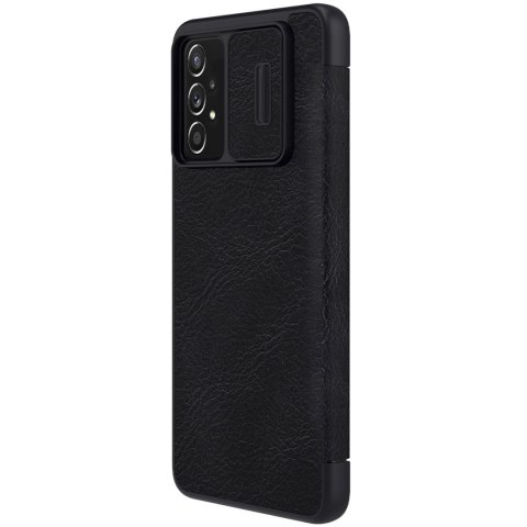 Etui na telefon Samsung Galaxy A73 Nillkin Qin czarne - eleganckie i trwałe