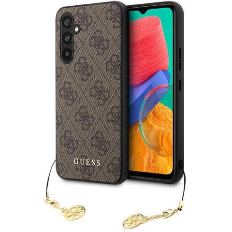 Etui na telefon Samsung Galaxy A54 5G Guess brązowe Charms Collection