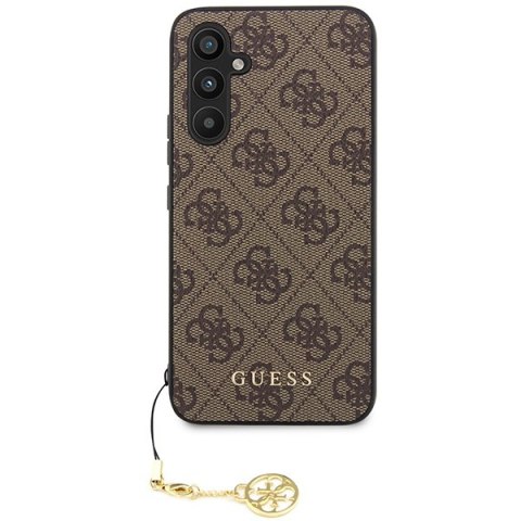 Etui na telefon Samsung Galaxy A54 5G Guess brązowe Charms Collection