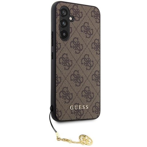 Etui na telefon Samsung Galaxy A54 5G Guess brązowe Charms Collection