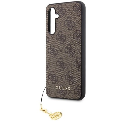 Etui na telefon Samsung Galaxy A54 5G Guess brązowe Charms Collection