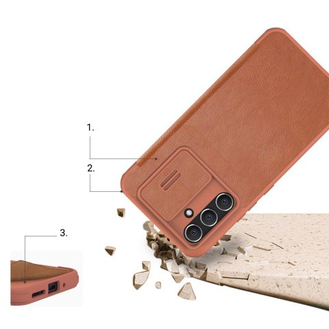 Etui na telefon Samsung Galaxy A54 5G Nillkin Qin Leather Pro czarne