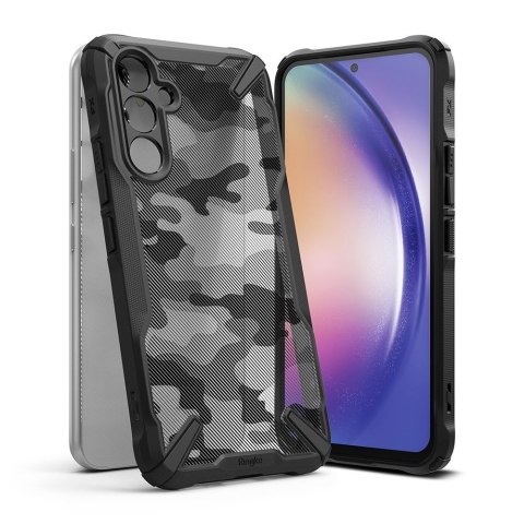 Etui na telefon Samsung Galaxy A54 5G Ringke Fusion-X Camo Czarne