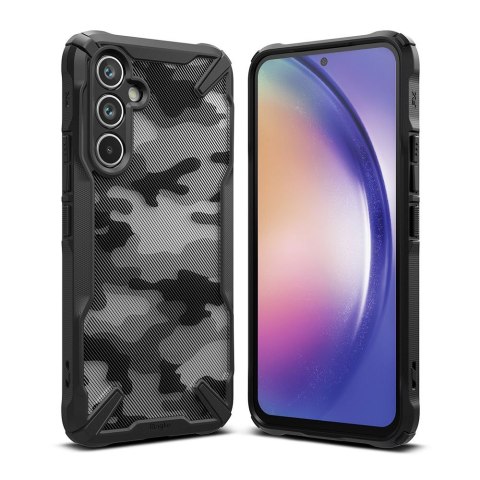 Etui na telefon Samsung Galaxy A54 5G Ringke Fusion-X Camo Czarne