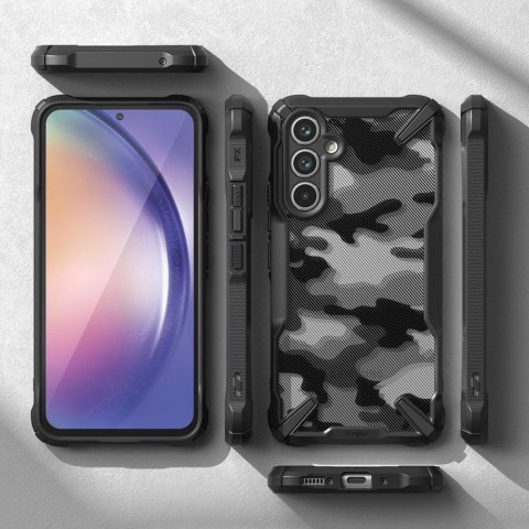 Etui na telefon Samsung Galaxy A54 5G Ringke Fusion-X Camo Czarne