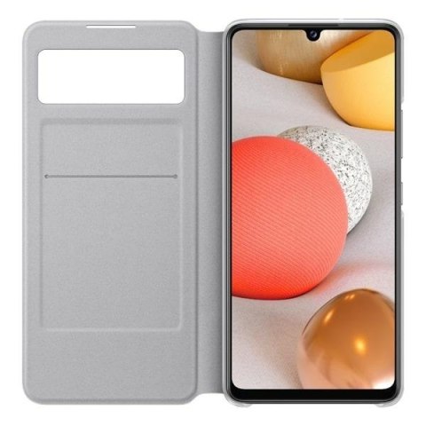 Etui na telefon Samsung Galaxy A42 5G S View Wallet Cover białe