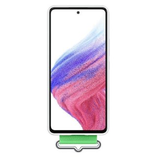 Etui na telefon Samsung Galaxy A53 5G EF-GA536TW Silicone Cover Strap białe