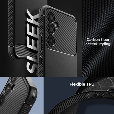 Etui na telefon Samsung Galaxy A54 5G Spigen Rugged Pancerne Matte Czarne