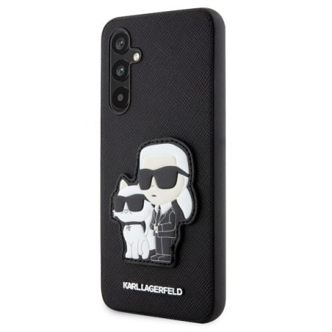 Etui na telefon Samsung Galaxy A34 5G Karl Lagerfeld Saffiano czarne