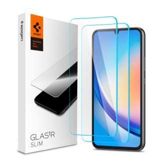 Szkło hartowane Samsung Galaxy A34 5G Spigen GLAS.tR Slim Clear 2 PACK