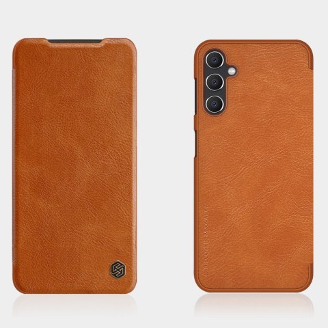 Etui Nillkin Qin Leather Samsung Galaxy A14 5G brązowe