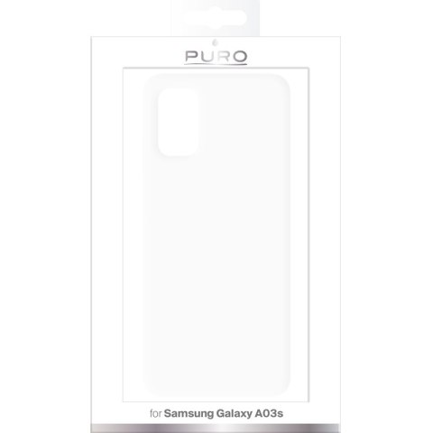 Etui Samsung Galaxy A03s PURO 0.3 Nude przezroczyste