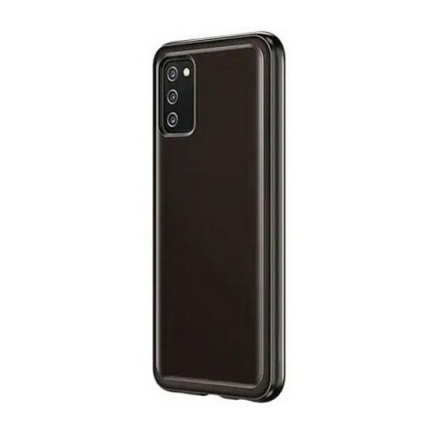 Etui na telefon Samsung Galaxy A03s EF-QA038TB przezroczyste czarne