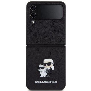 Etui na telefon Samsung Galaxy Z Flip4 Karl Lagerfeld Karl&Choupette czarne