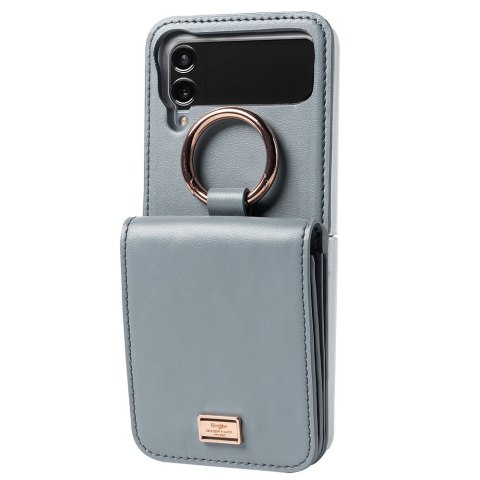 Etui na telefon Samsung Galaxy Z Flip 4 Ringke Signature Card Pocket Ash Blue