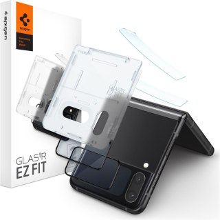 Szkło hartowane Spigen GLAS.tR ez Fit + Hinge Film Samsung Galaxy Z Flip 4 Black [2 PACK]