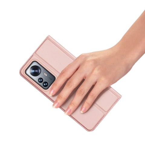 Etui na telefon Xiaomi 12 Pro Dux Ducis Skin Pro różowe - eleganckie i trwałe