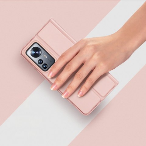 Etui na telefon Xiaomi 12 Pro Dux Ducis Skin Pro różowe - eleganckie i trwałe