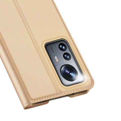 Etui na telefon Xiaomi 12 Pro Dux Ducis Skin Pro złote - elegancka ochrona