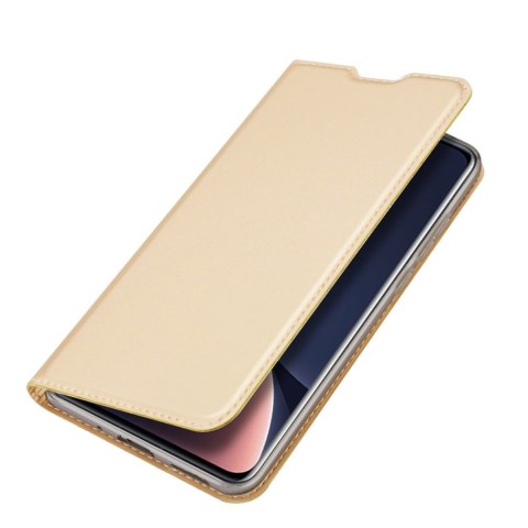 Etui na telefon Xiaomi 12 Pro Dux Ducis Skin Pro złote - elegancka ochrona