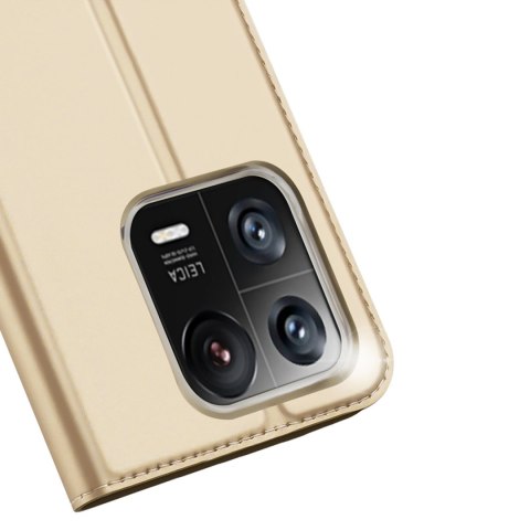 Etui na telefon Xiaomi 13 Pro Dux Ducis Skin Pro złote - eleganckie i trwałe