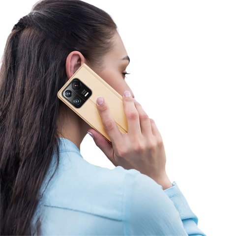 Etui na telefon Xiaomi 13 Pro Dux Ducis Skin Pro złote - eleganckie i trwałe