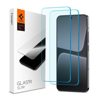 Szkło hartowane Xiaomi 13 Spigen GLAs.tR Slim Clear 2 PACK - Ochrona ekranu