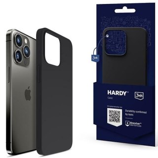 Etui iPhone 13 Pro 3MK Hardy Case MagSafe szaro-czarny