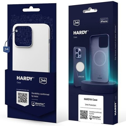 Etui 3MK Hardy Case MagSafe Apple iPhone 14 Pro Max biały/white