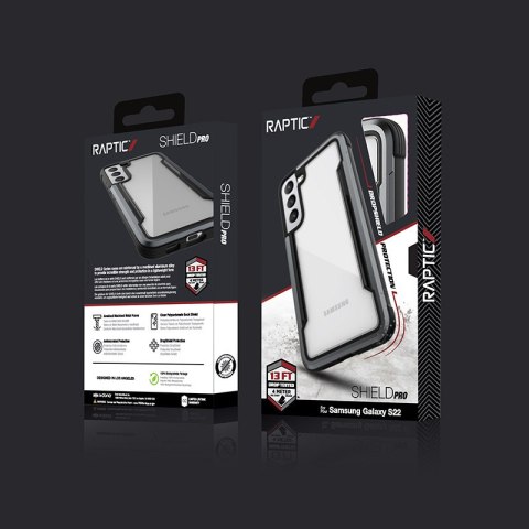 Etui na telefon Samsung Galaxy S22 X-Doria Raptic Shield Pro czarne