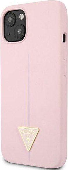 Etui na telefon iPhone 13 mini Guess fioletowe silikonowe hardcase