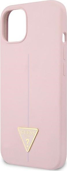 Etui na telefon iPhone 13 mini Guess fioletowe silikonowe hardcase