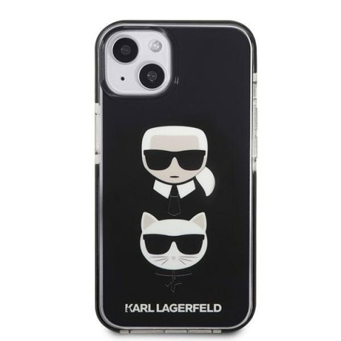 Etui na telefon iPhone 13 mini Karl Lagerfeld czarne Karl&Choupette