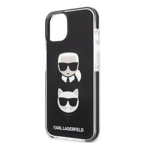 Etui na telefon iPhone 13 mini Karl Lagerfeld czarne Karl&Choupette