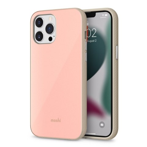 Etui na telefon iPhone 13 Pro Max Moshi iGlaze SnapTo różowy Dahlia Pink