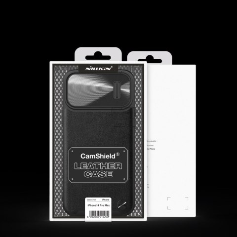 Etui iPhone 14 Pro Max Nillkin CamShield Leather S czarny