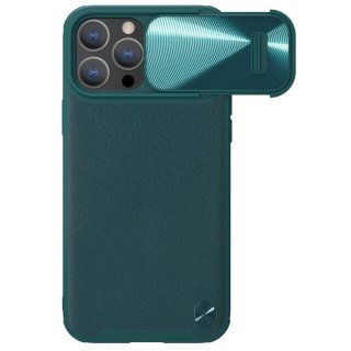 Etui iPhone 14 Pro Max Nillkin CamShield Leather S zielone