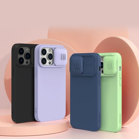 Etui na telefon iPhone 14 Pro Max Nillkin CamShield MagSafe niebieskie