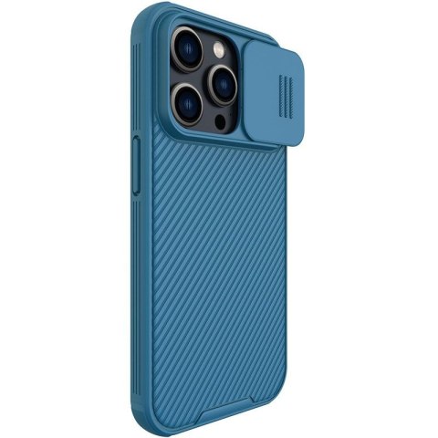 Etui na telefon iPhone 14 Pro Nillkin CamShield Pro niebieskie