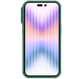 Etui na telefon iPhone 14 Pro Nillkin CamShield Pro zielony - ochrona