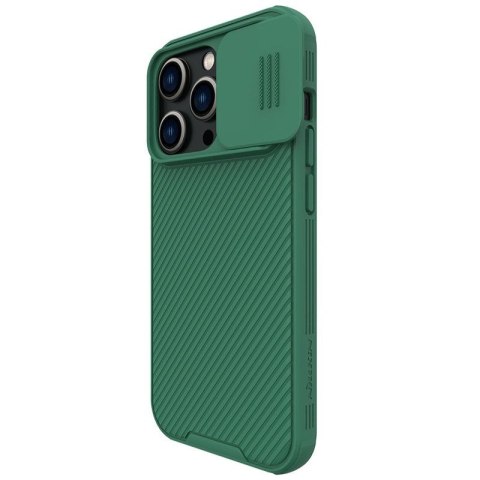 Etui na telefon iPhone 14 Pro Nillkin CamShield Pro zielony - ochrona