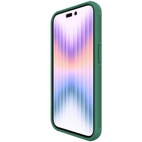 Etui na telefon iPhone 14 Pro Nillkin CamShield Pro zielony - ochrona